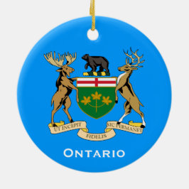 Ontario* kerstversiering keramisch ornament