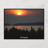 Ontario - Lake Superior Sunset - Briefkaart (Voorkant)