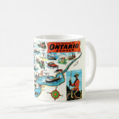 Ontario Map Mug Koffiemok (Voorkant rechts)