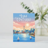 Ontario-meer Canada Briefkaart (Staand voorkant)