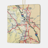 Ontario of  kaart keramisch ornament (Links)