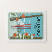 Ontario om te skiën legpuzzel (Horizontaal)