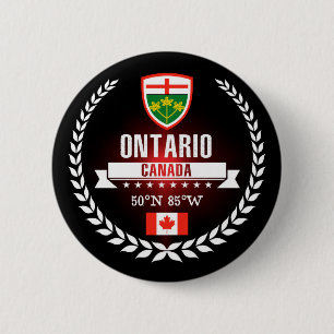 Ontario Ronde Button 5,7 Cm