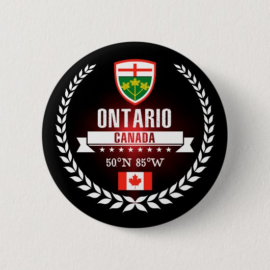Ontario Ronde Button 5,7 Cm (Voorkant)