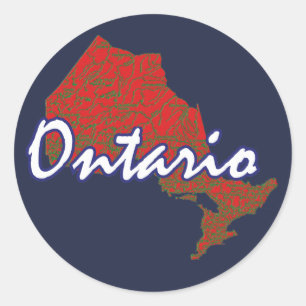 Ontario Ronde Sticker