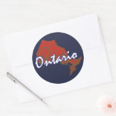 Ontario Ronde Sticker (Envelop)