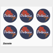 Ontario Ronde Sticker (Vel)
