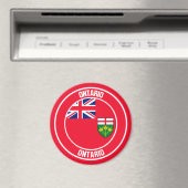 Ontario Round Emblem Magneet (Insitu (Vaatwasser))