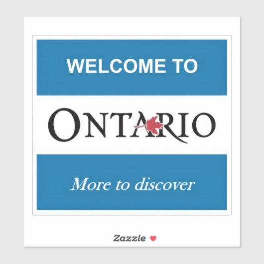 Ontario Sticker (Vel)