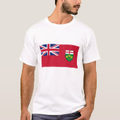 Ontario Vlag Grafisch T-shirt (Voorkant)