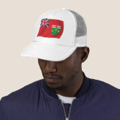 Ontario Vlag Hoed Trucker Pet (In situ)