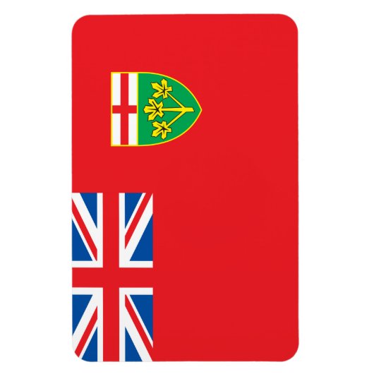 Ontario vlag magneet (Verticaal)