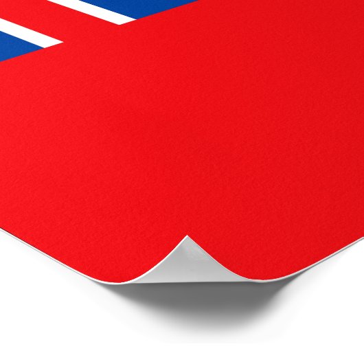 ONTARIO-vlag Poster (Hoek)