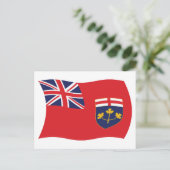 Ontario Vlag Postkaart (Staand voorkant)