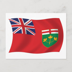 Ontario Vlag Postkaart