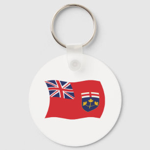 Ontario Vlag Sleutelhanger