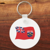 Ontario Vlag Sleutelhanger (Voorkant)