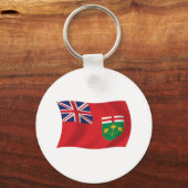 Ontario Vlag Sleutelhanger (Voorkant)
