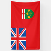 ONTARIO-vlag Spandoek (Verticaal)