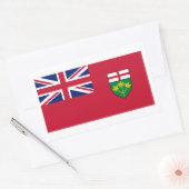 Ontario Vlaggen Grafisch Rechthoekige Sticker (Envelop)