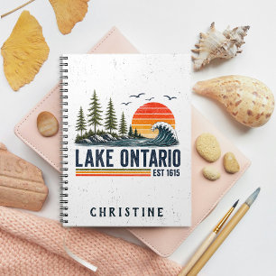 Ontariomeer Vintage Grote Meren Meerleven Notitieboek