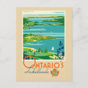  Ontario's Lakelands Canada Travel Briefkaart