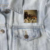 Ontbijt, 1646 vierkante button 5,1 cm (In situ)