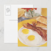 Ontbijt 2 briefkaart (Voorkant / Achterkant)