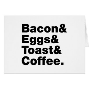 Ontbijt (Bacon & Eggs & Toast & Coffee)