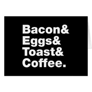 Ontbijt (Bacon & Eggs & Toast & Coffee)