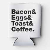 Ontbijt (Bacon & Eggs & Toast & Coffee) Blikjeskoeler (Voorkant)