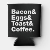 Ontbijt (Bacon & Eggs & Toast & Coffee) Can Coo Blikjeskoeler (Voorkant)