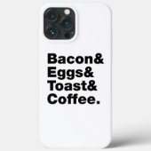 Ontbijt (Bacon & Eggs & Toast & Coffee) Case-Mate iPhone Case (Achterkant)