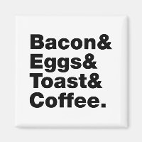 Ontbijt (Bacon & Eggs & Toast & Coffee)