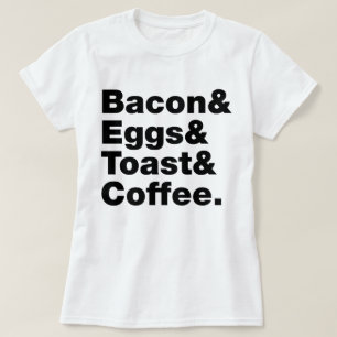 Ontbijt (Bacon & Eggs & Toast & Coffee) T-shirt