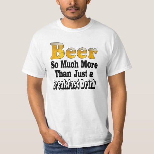 Ontbijt Bier Shirt (Voorkant)