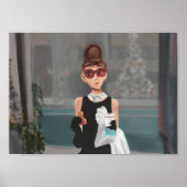 ontbijt bij tiffany poster (Voorkant)