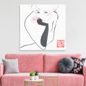 Ontbijt bij Tiffany's Canvas Afdruk (Insitu (Woonkamer))