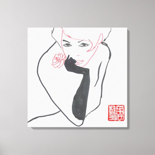 Ontbijt bij Tiffany's Canvas Afdruk (Voorkant)