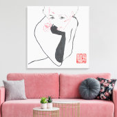 Ontbijt bij Tiffany's Canvas Afdruk (Insitu (Woonkamer))
