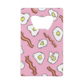 Ontbijt Bonanza: Cartoon Delights Creditkaart Flessenopener (Achterkant)