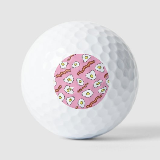 Ontbijt Bonanza: Cartoon Delights Golfballen (Voorkant)
