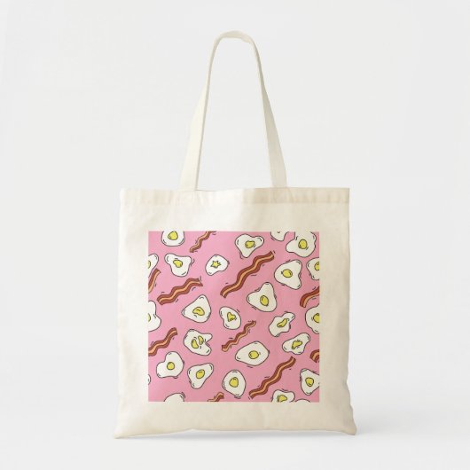 Ontbijt Bonanza: Cartoon Delights Tote Bag (Voorkant)