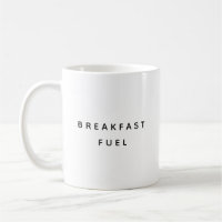 Ontbijt Brandstof Grappige Cute Trendy Spreuk