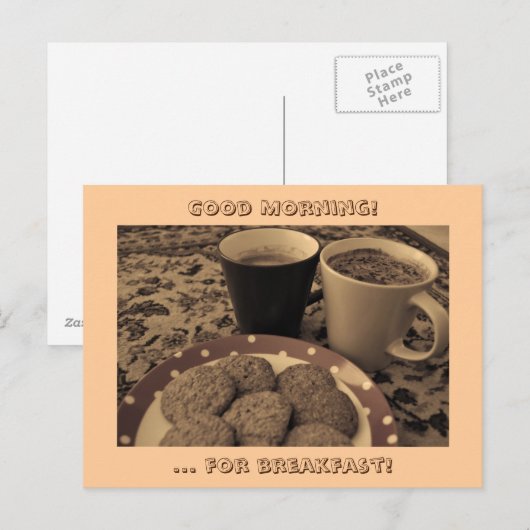 Ontbijt Briefkaart (Voorkant / Achterkant)