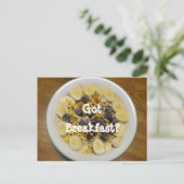 Ontbijt? Briefkaart (Staand voorkant)