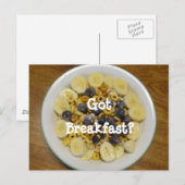 Ontbijt? Briefkaart (Voorkant / Achterkant)