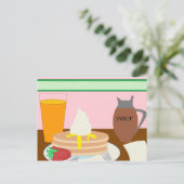 Ontbijt Briefkaart (Staand voorkant)