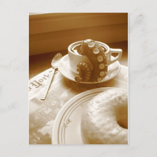 ontbijt briefkaart (Voorkant)