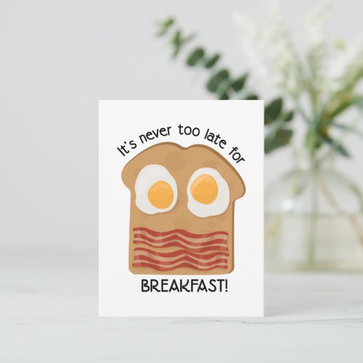 Ontbijt! Briefkaart (Staand voorkant)